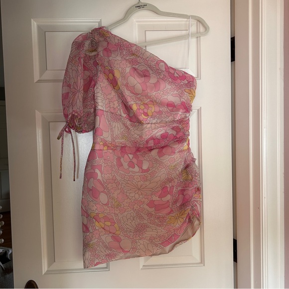 Amanda Uprichard one shoulder mini dress - Picture 1 of 4